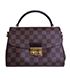 Croisette, &pound;1,000, Handbags, Brown, Coated Canvas, Front view